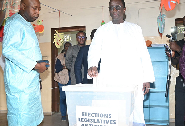 Amadou Ba après son vote : « il y a une affluence timide, mais notre campagne est bien réussie…. »