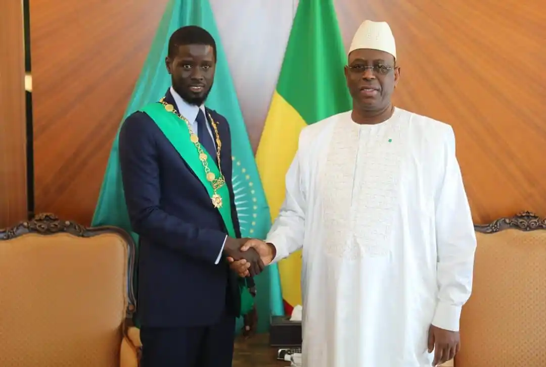 After Swearing In: Diomaye Faye Receives the Keys from Macky