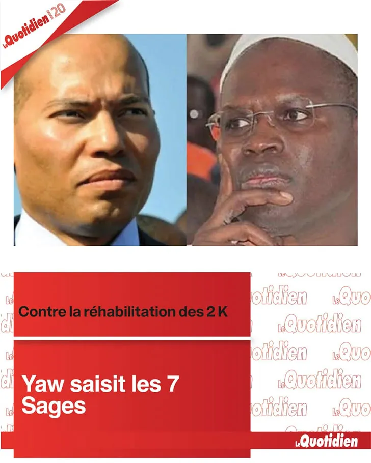 Against the Rehabilitation of Karim Wade and Khalifa Sall: Yaw Seizes the Constitutional Council