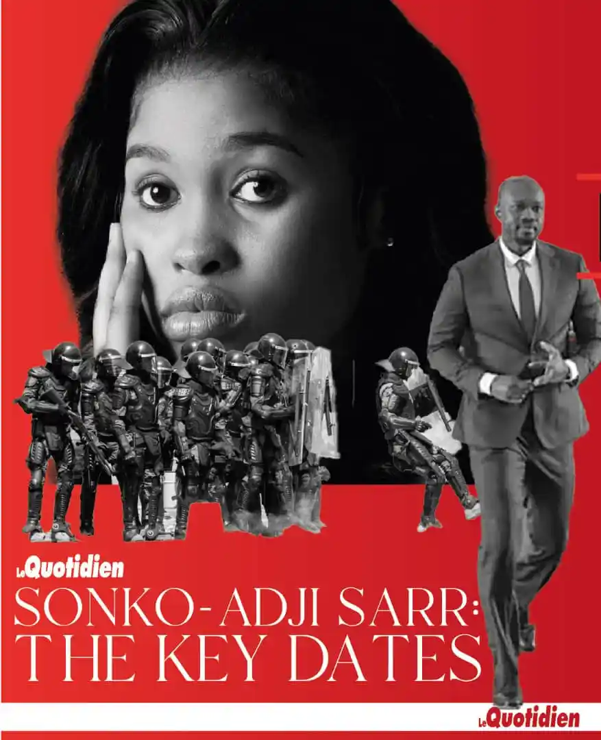 Sonko-Adji Sarr: the Key Dates