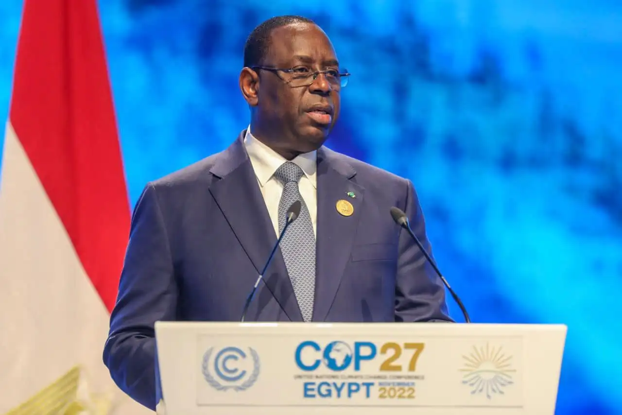 Fight Against Climate Change: Macky Wants More Equity and Solidarity for Africa