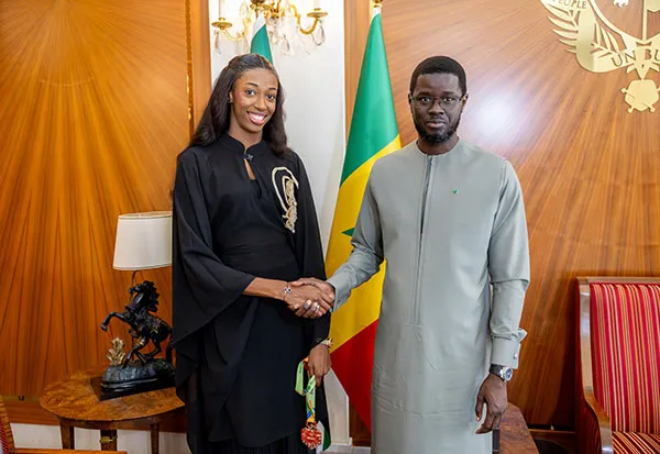 Athlétisme : Saly Sarr reçue par Bassirou Diomaye Faye
