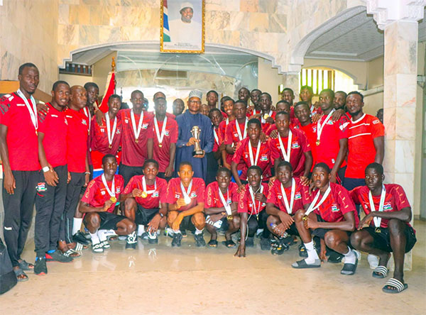 Vainqueur de l’Ufoa-A U17 : Les Baby Scorpions reçus par l’ambassadeur Hadrammeh Sidibeh