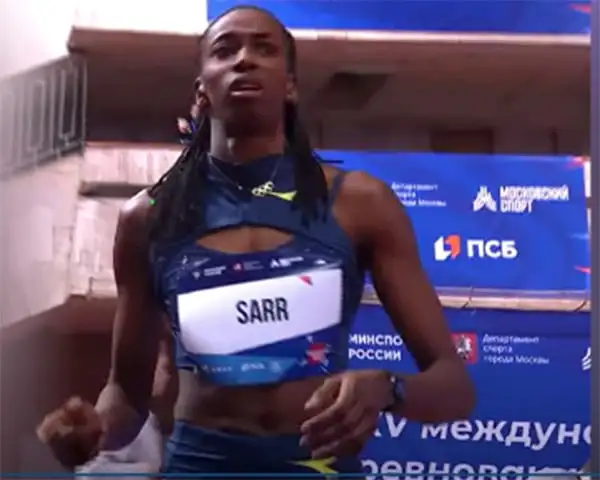 Athlétisme : Saly Sarr égale son record personnel au Meeting de Moscou