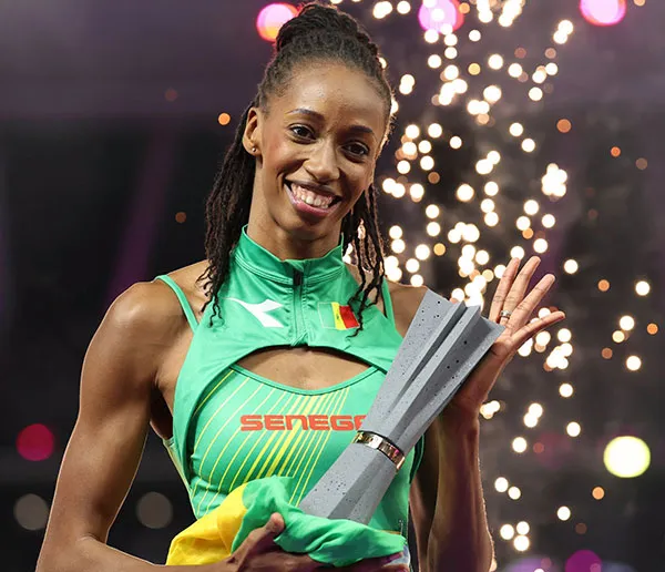 Athlétisme : Saly Sarr remporte le concours du triple saut du World Athletics