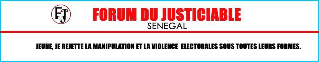 Affaires en cours menées par le Pjf : Le Forum du justiciable appelle au respect de la présomption d’innocence