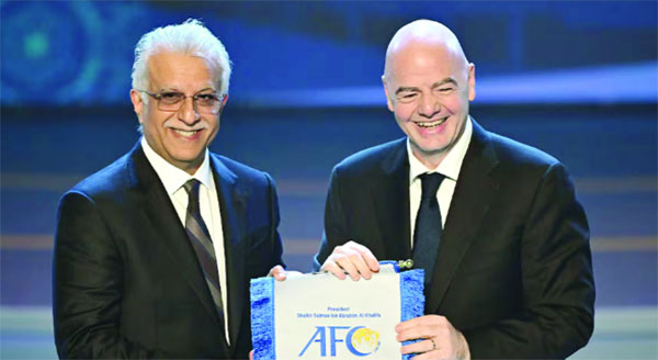FIFA – Confédération asiatique de football : Le président apporte son soutien à Infantino